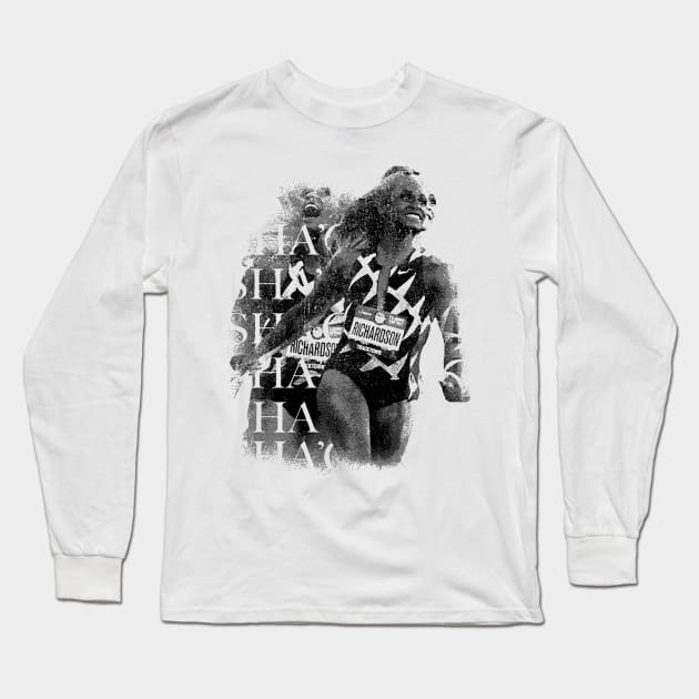 Sha'Carri Richardson(American track and field athlete) Long Sleeve T-Shirt by alesyacaitlin